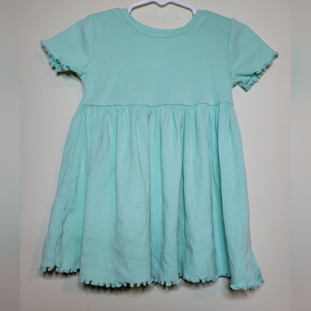 Falls Creek 2t toddler girl teal blue dress